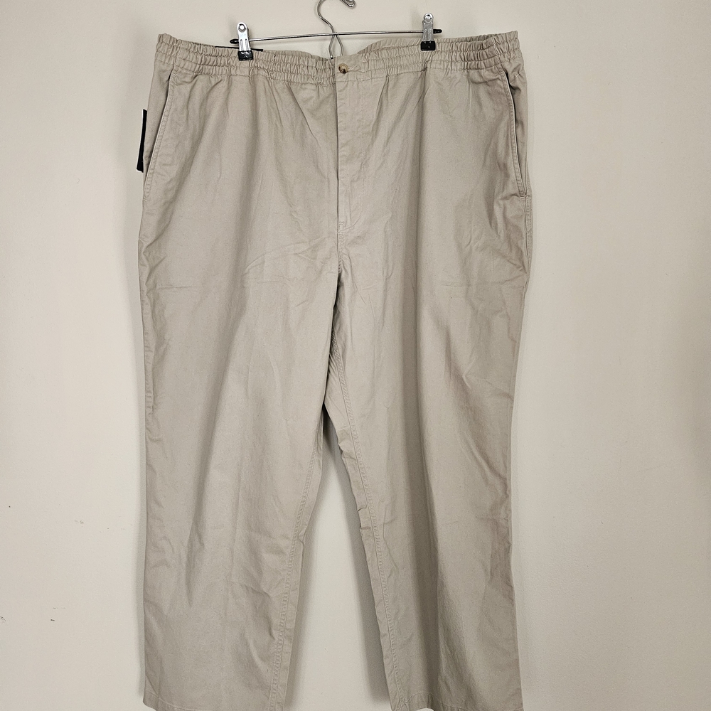 NEW Polo Ralph Lauren Prepster Pants Mens‎ Stretch Classic Fit Tan Size 5XB - Picture 2 of 10